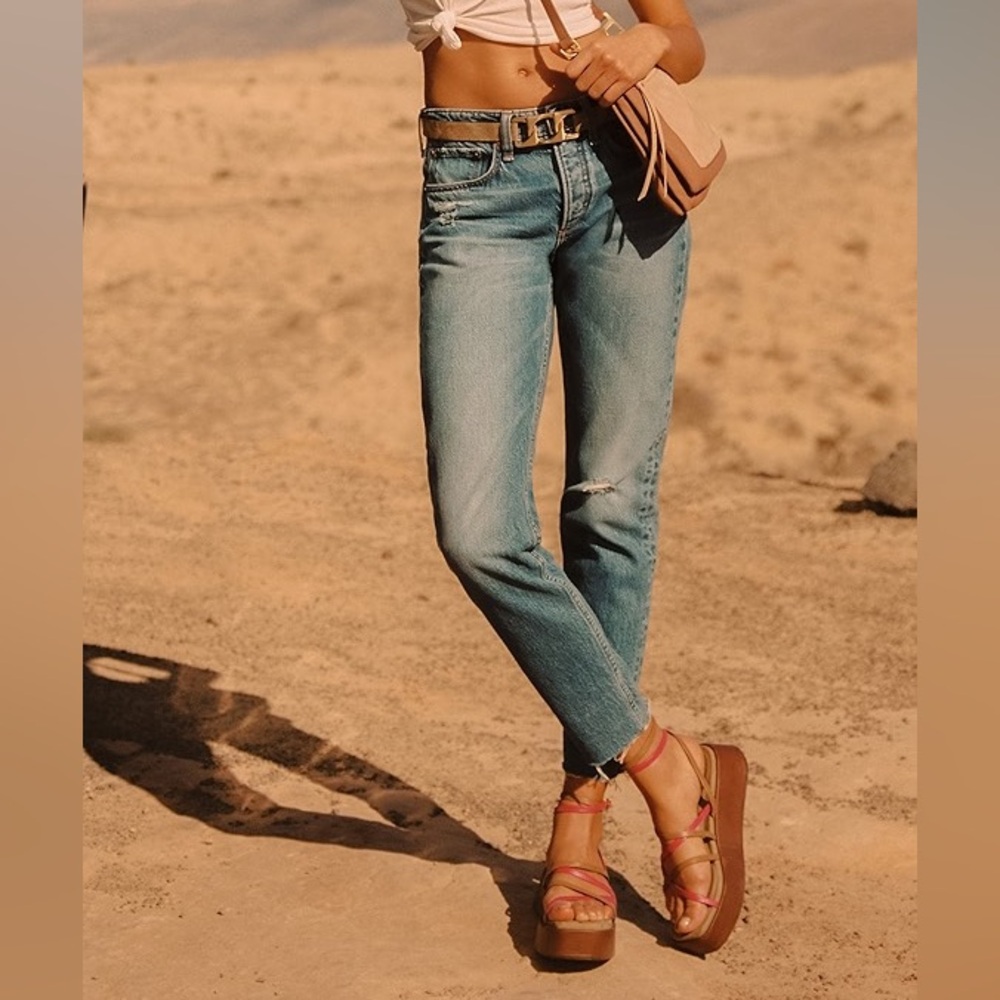 Rag and Bone Rosa Mid Rise Boyfriend Jean